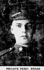 Private Percy Douglas Sinclair Broad (1896-1916)