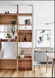 48 Desain Sekat Ruangan Dari Kayu Minimalis Modern Ruang Tamu Rumah Interior Desain Interior