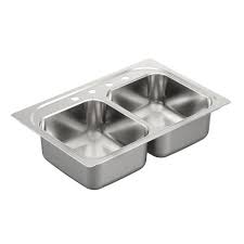 Feet to inches conversion table a foot (plural form: Moen Grayton 33 In X 22 In Stainless Steel 4 Hole Double Bowl Drop In Kitchen Sink Tg202134 The Home Depot