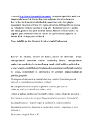 Garantam lucrari personalizate la cel mai inalt nivel academic in peste 60 de specializari. Doc Lucrare De Licenta Disertatie Finante Banci Lucrare De Licenta Finante Banci Drept Managementul Resurselor Umane Marketing Bancar Managementul Proiectelor Marketing In Turism Finante Banci Id Licenteoriginale Lucraredelicenta