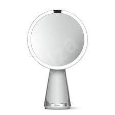 Lighted makeup mirror by koolorbs. Simplehuman Sensor Hi Fi Cosmetic Mirror Led Lighting 5x Magnification Alexa Wi Fi Makeup Mirror Alzashop Com