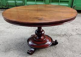 8ft antique round dining table in oak of gothic architecture. Antique Victorian Edwardian Round Mahogany Breakfast Dining Table Antiques Co Uk