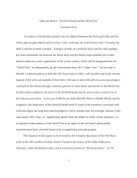Pdf Odin And Merlin Threefold Death And The World Tree