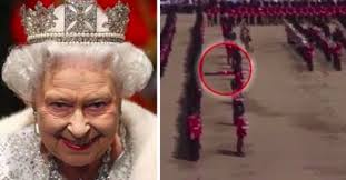 C'est les gardes de la reine d'angleterre, les mecs, pas votre pote de chambrée. Cinq Gardes S Evanouissent A L Anniversaire De La Reine D Angleterre