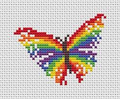 Joann carries all the top brands in a wide range of weights, colors, styles, & patterns Rainbow And Butterfly Mini Cross Stitch Patterns Rainbow Etsy Simple Cross Stitch Cross Stitch Patterns Mini Cross Stitch