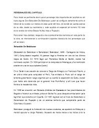 Sebastián de belalcázar fue un conquistador español que fundó quito en 1534, así como las ciudades colombianas de popayán (1535) y cali indígenas del pueblo misak acaban de derribar estatua del genocida sebastián de belalcázar. Doc Personajes Del Capitulo Roxsana Maryoli Giron Hurtado Academia Edu