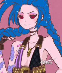Gifs of legends bard animation run cycle 2d animation league of legends fan art. 14 Jinx League Of Legends Gifs Gif Abyss