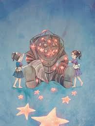 Bioshock Big Daddy And Little Sister Tattoo Pin By Jessica Moreno On Water Art Bioshock Art Bioshock Bioshock Game