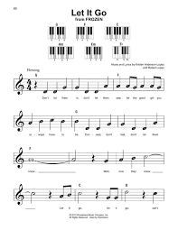 Let It Go From Frozen Sheet Music Idina Menzel Super Easy Piano Partitions Saxophone Chansons Piano Musique Piano