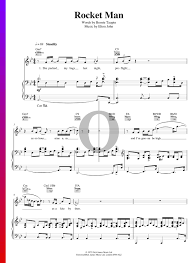 With this piano sheet music, you can play elton john's 1972 super hit rocket man (i think it's going to be a long, long time) on piano. Rocket Man Sheet Music Piano Voice Guitar Pdf Download Streaming Oktav