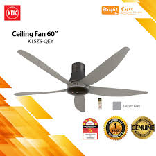 We share our retractable fan with remote experience and tips for. Kdk K15z5 Qey 5 Blades Short Pipe 60 Ceiling Fan Grey Shopee Malaysia
