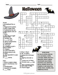 The puzzle is created by various freelance constructors and has been edited by will shortz since 1993. Free No Prep Halloween Crossword Puzzle Worksheet 4 Versions Tpt