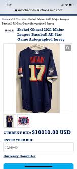 In 2021, ohtani will earn a base salary of $3,000,000, while carrying a total salary of $3,000,000. Ohtani San On Twitter 10 010 Already Bid On Ohtani S All Star Jersey How High Will It Go