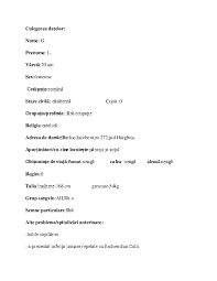 Date clinice şi diagnostice, evaluarea riscului şi a pronosticului. Doc 122453727 Studiu De Caz Amg Dinu Valentin Academia Edu