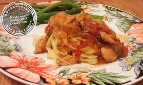 Poulet A La Cacciatore A La Mijoteuse Au Bout De La Langue Slow Cooker Recipes Chicken Food