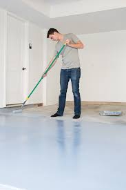 How To Refinish A Garage Floor With Rust Oleum Epoxyshield Christene Holder Garage Floor Garage Floor Epoxy Rustoleum