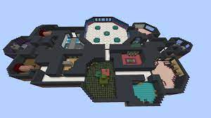 To Scale Replica Of The Amung Us Map By U Toastbutt2 Us Map Map Minecraft Minecraft Designs