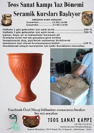 Yaz Donemi Seramik Kursu Mayis Ayindan Teos Sanat Kampi Facebook