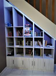 Meuble Sous Escalier Blanc Avec Leds Meuble Sous Escalier Sous Escalier Amenagement Sous Escalier