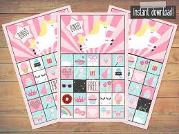 Unicorn Birthday Party Game Ideas Unicorn Bingo Unicorn Party Games Bingo Printable Unicorn Games Unicorn Party Printable Unicorn Party Activity Unicorn Birthday Unicorn Party Unicorn Birthday Unicorn Games