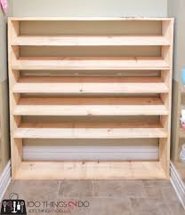 Save $, diy purchase is for a pdf downloadable plan to build a shoe storage rack. How To Make A Super Sized Shoe Rack On A Budget