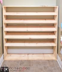 Find ideas and inspiration for custom shoe cabinet to add to your own home. How To Make A Super Sized Shoe Rack On A Budget