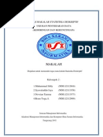 Jawaban uts statistika semster 3 tekhnologi informasi. Latihan Soal Uts Statistika Deskriptif Pdf