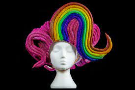 Foam Pride Wig From Foamwigs Uk Foam Wigs Wigs Headdress