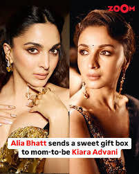 Alia Bhatt sent a thoughtful gift box to fellow actress and mum-to-be Kiara  Advani. The box included baby essentials, neatly packed with a sweet note  addressed to Kiara. #zoomtv #news #bollywood #bollywoodnews #