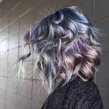 25 Amazing Blue And Purple Hair Looks Stayglam Metallic Hair Hair Styles Hair Looks