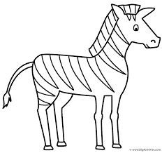 Various types of zebra coloring pages are available on the internet, including funny zebra coloring pages and realistic coloring pages. Zebra Coloring Page Animals