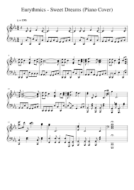 Why can't we just go on. Eurythmics Sweet Dreams Are Made Of This Piano Cover Sheet Music For Piano Solo Musescore Com