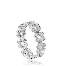 Diamond Daisy Chain Ring Sparkle Jewelry Eternity Ring Diamond Wedding Rings