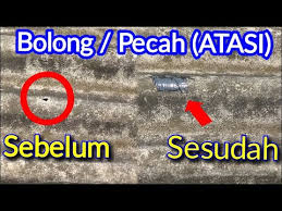 Talang dak beton yang retak; Cara Tambal Asbes Bolong Pecah Cara Tambal Asbes Yang Bocor Youtube