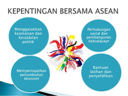 Untuk menyedari peranan individu dalam setiap peranan. Kepentingan Bersama Asean