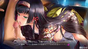 Bishoujo Mangekyou Renge-chan erotic image - seductive pose with purple hair