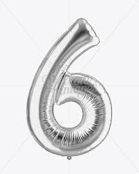 Number 6 Foil Balloon Mockup In Object Mockups On Yellow Images Object Mockups Design Mockup Free Mockup Free Psd Foil Balloons