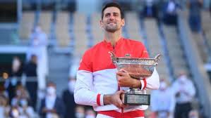 The world no 1 lost the opening two sets of the french open final to stefanos tsitsipas, the freakishly talented greek who was showing few nerves on the biggest stage of his career. Watch Novak Djokovic Celebrates His French Open Victory With Fans In Serbia Firstsportz