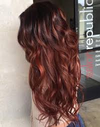 Brown roots with wavy blonde highlights. 60 Auburn Hair Colors To Emphasize Your Individuality