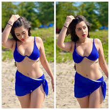 भीगी रेत पर उर्फी जावेद ने दिखाया बिकिनी अवतार, हुस्न देख फैंस बोले 'समुंदर  में नहाकर ...' - Urfi Javed shows her Hot and Sexy Bikini Figure