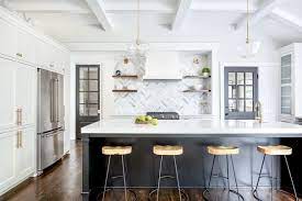 Maybe you would like to learn more about one of these? Snowbound Sw 7004 By Sherwin Williams White Perimeter Kitchen Cabinets With Tricorn Black From Sher Kitchen Trends Kitchen Design Trends Kitchen Remodel Trends
