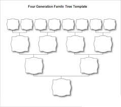 Blank Family Tree Template 32 Free Word Pdf Documents