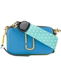 Marc jacobs stripe snapshot small camera bag. Find Deals On Marc Jacobs The Snapshot Camera Bag Blue