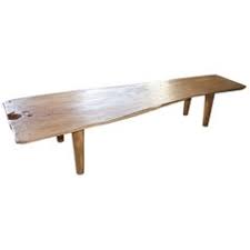 Could you also say thanks to dave for me for the fantastic work he's done, he really understood my ideas (i had a few) and made it exactly as i had visualised. Andrianna Shamaris Live Edge Teak Wood Coffee Table Or Bench For Sale At 1stdibs
