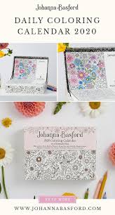 Johanna Basford Blending Colored Pencils Coloring Calendar Basford