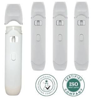 WHITE Ceramic Disposable Vape Cartridge - 1mL Tank – Creative Labz ...