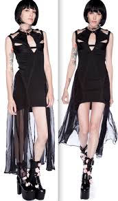 The Unif Godspeed Dress Now In Black On Www Dollskill Com Fashion Goth Dress Fancy Dresses
