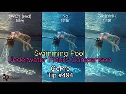 Gopro Underwater Filters Swimming Pool Comparison Gopro Tip 494 Gopro Photography Underwater Photography Pool Gopro Underwater