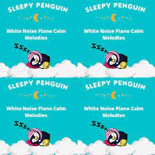 Sleepy Penguin 😴 Calming White Noise Piano Melodies