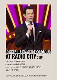 John Mulaney Kid Gorgeous By Millie Film Posters Minimalist Iconic Movie Posters Movie Posters Minimalist